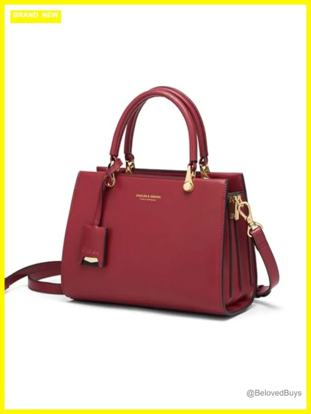Genuine Leather Satchel Tote Shoulder Bag Large Capacity Work Bag